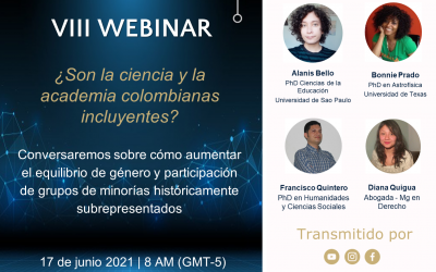 Octavo Webinar: ¿Son la ciencia y la academia colombianas incluyentes?